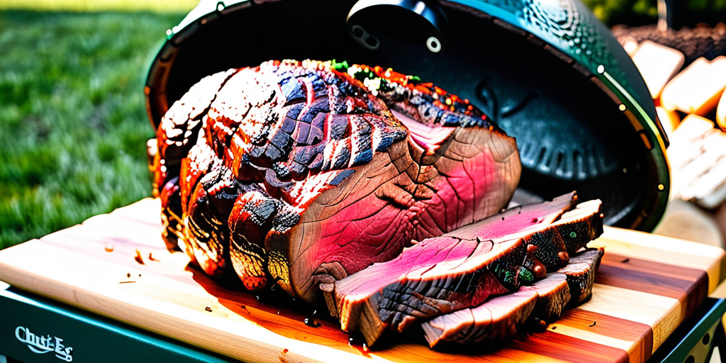 chuck roast big green egg