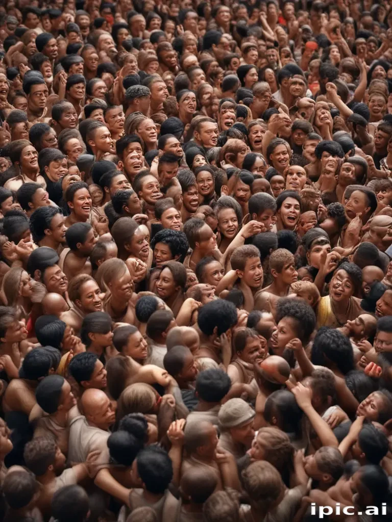 crowded png