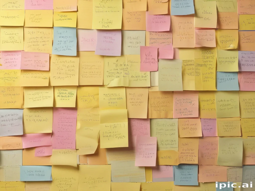 sticky note background