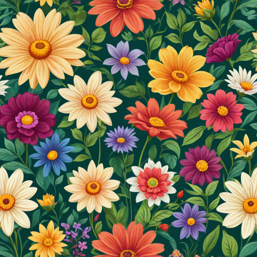 cartoon flowers png