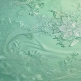 mint green background