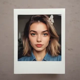 aesthetic polaroid frame