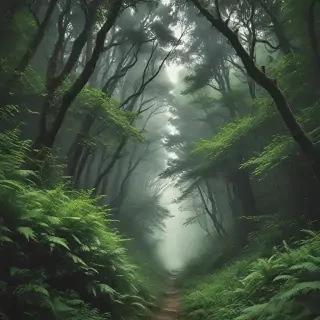 green forest aesthetic