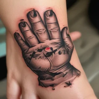 i love you sign language tattoo