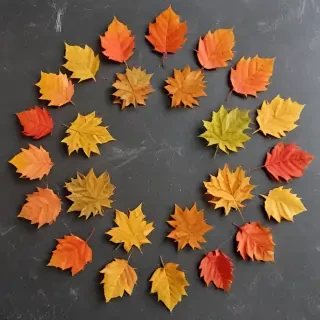 leaf circle