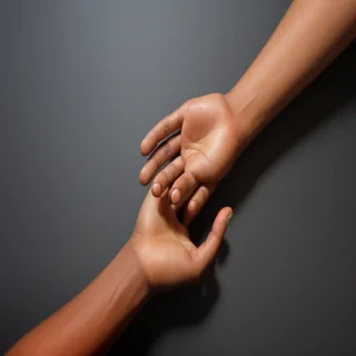 hands reaching out png