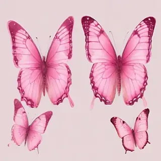pink butterflies png