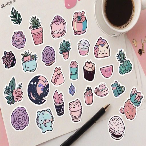 printable sticker aesthetic