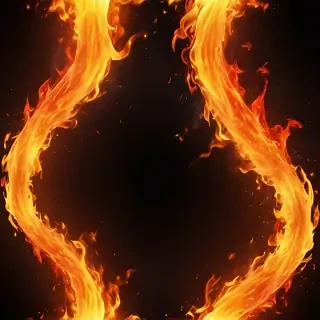 background with fire