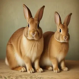 vintage rabbit images