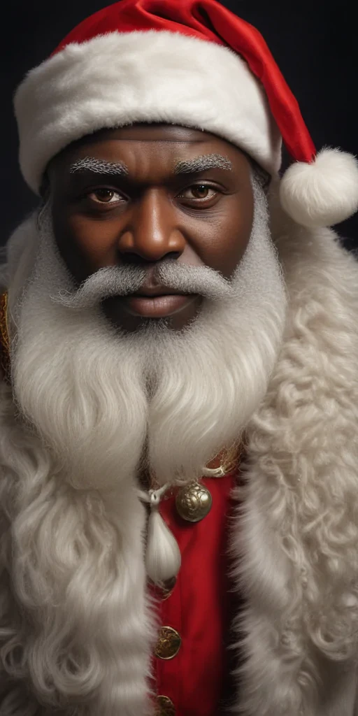 image of black santa