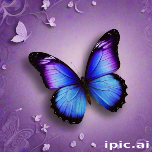 wallpaper purple butterfly