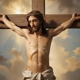 pictures of jesus on a cross