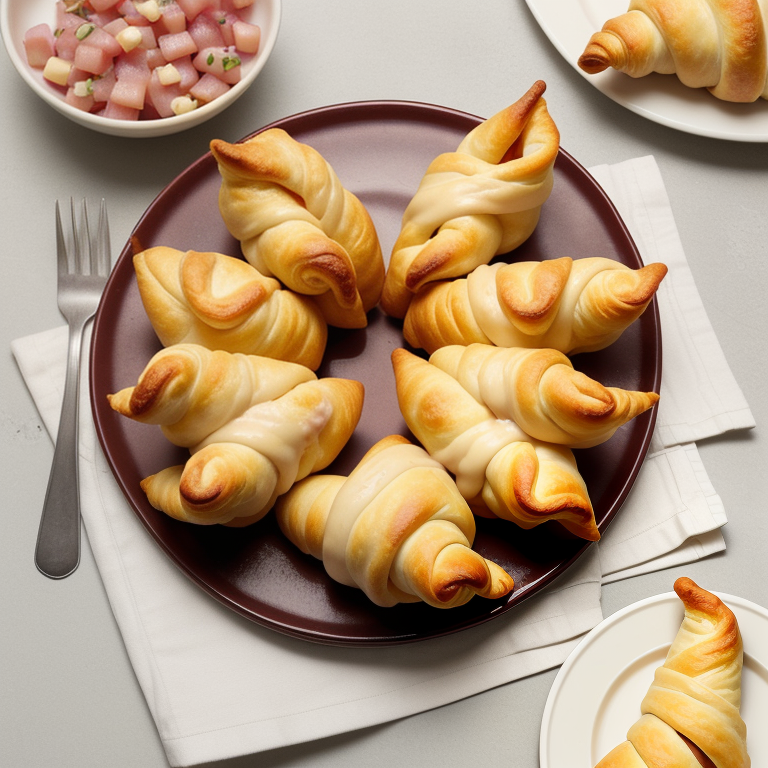 ham and cheese crescent rollups