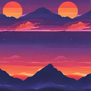 sunset aesthetic wallpaper