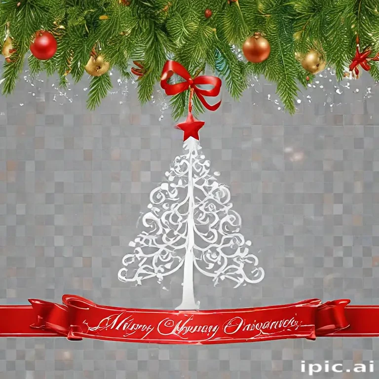 merry christmas transparent background