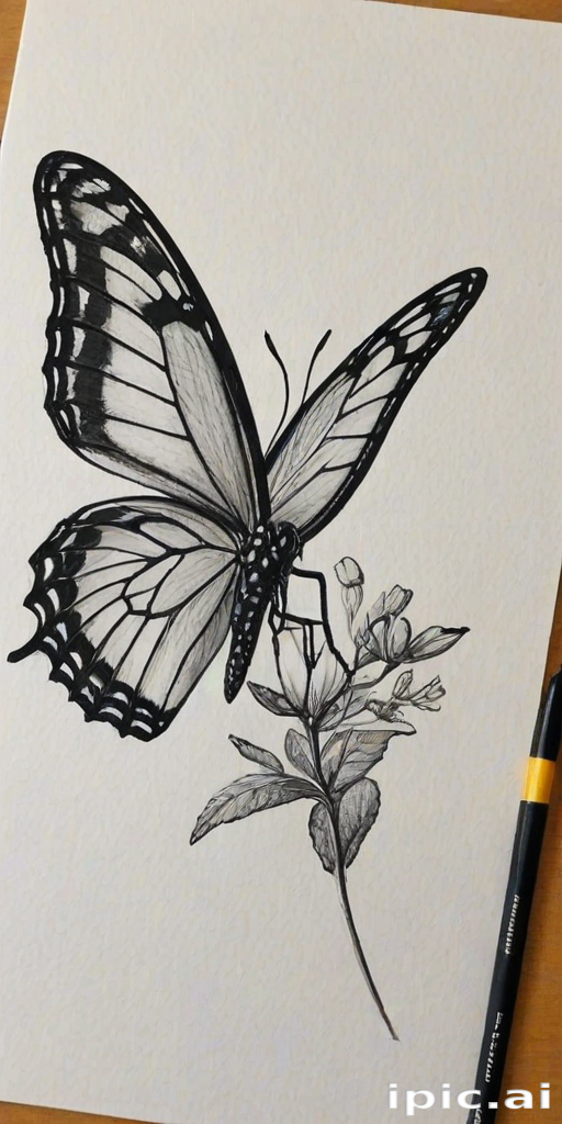 buttefly drawing