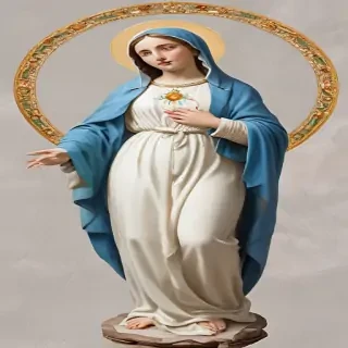 virgin mary clipart