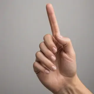finger point png