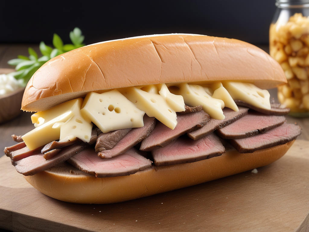 best cheese roast beef sandwich