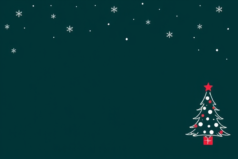 simple christmas wallpaper