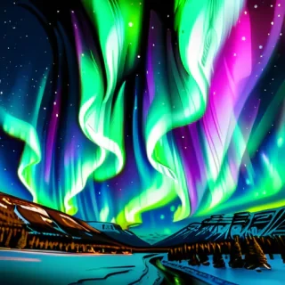 northern lights png