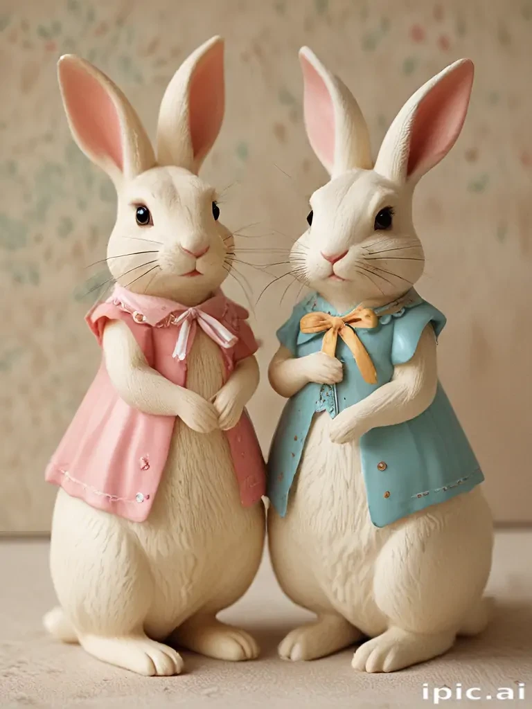 vintage bunnies