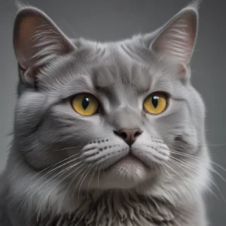 grey cat