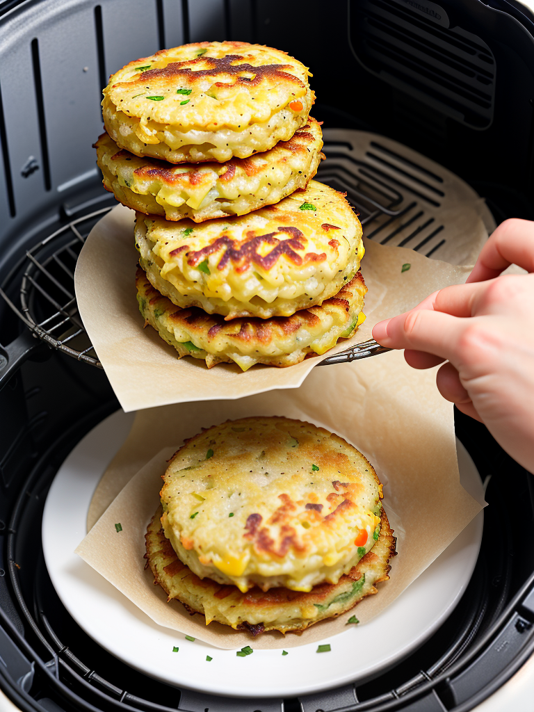 how to cook hash brown patties in the air fryer