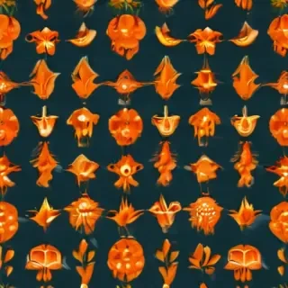cute orange wallpaper