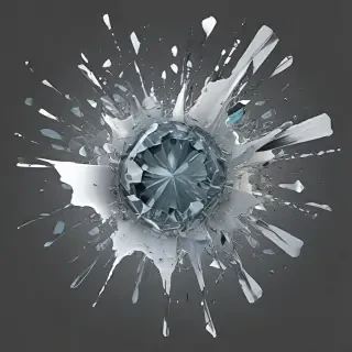 glass shattering png