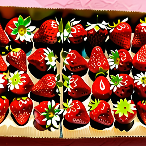 how many strawberries in a flat