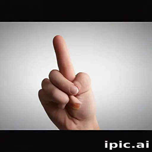 middle finger background