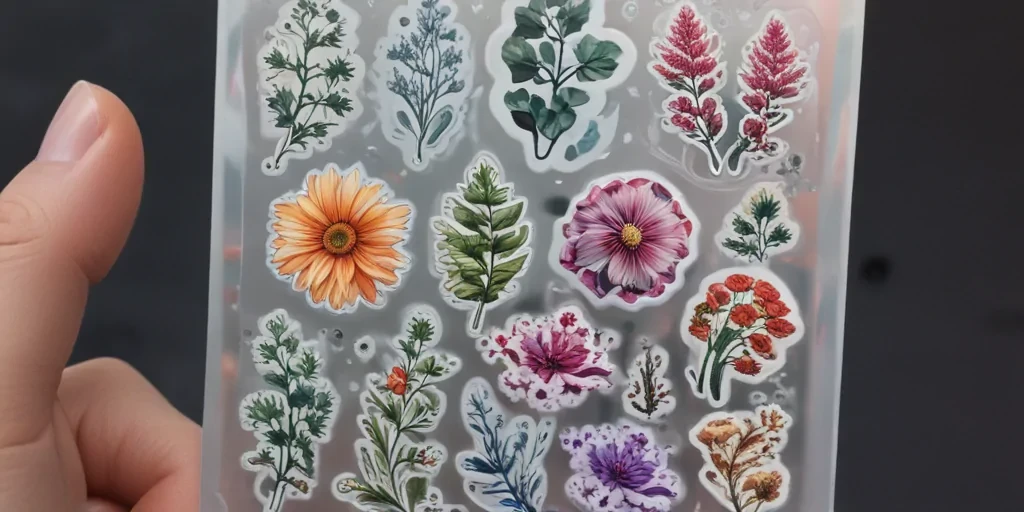 aesthetic transparent stickers