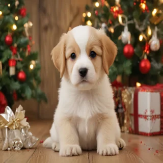 christmas puppy backgrounds