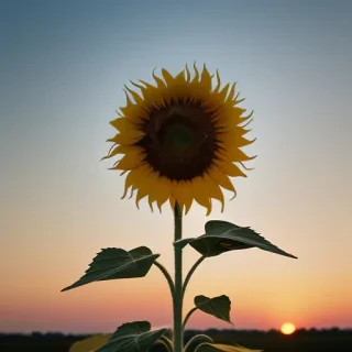 sunflower outline
