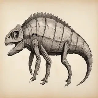 fossil drawing