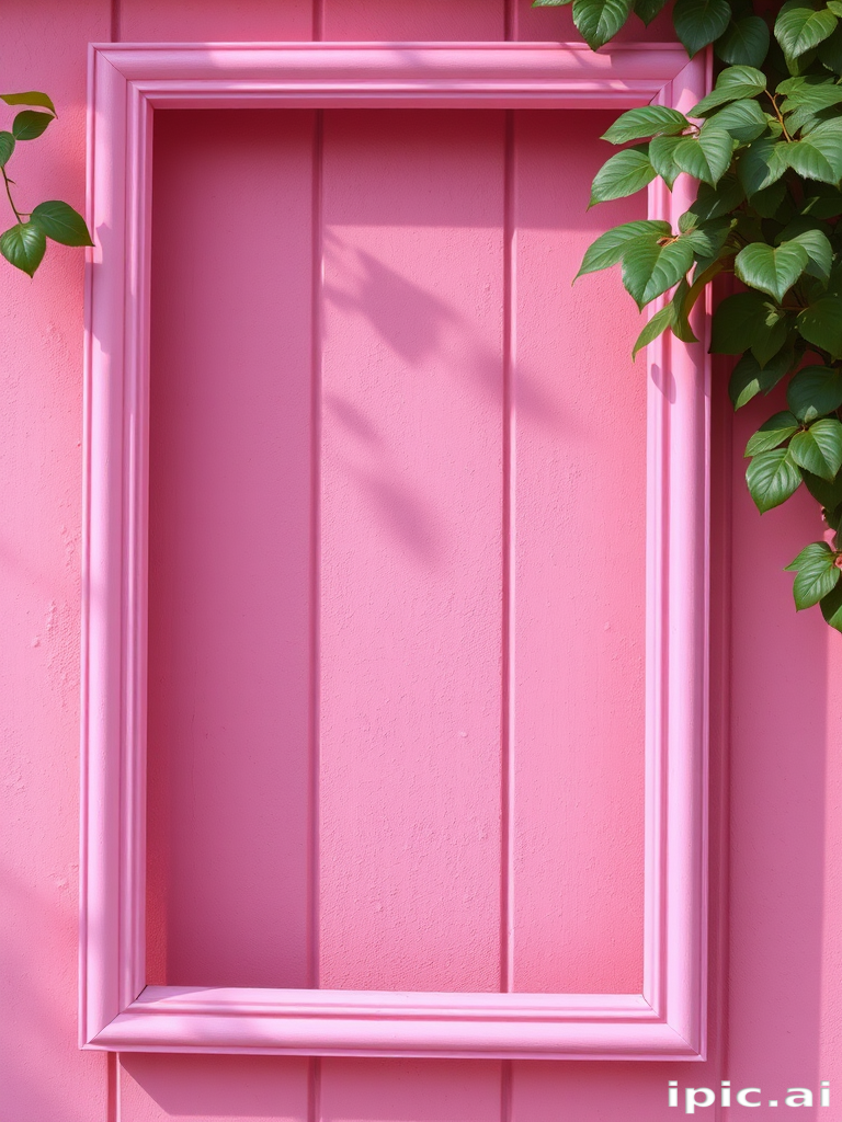 pink frame png