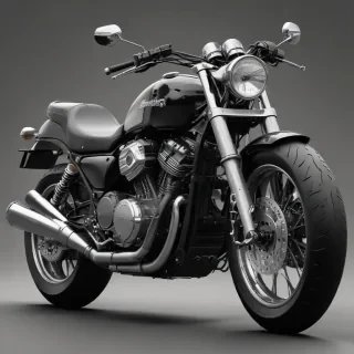 motorcycle clipart black and white