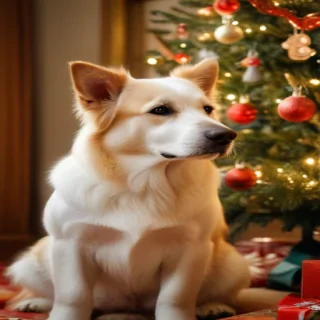 christmas dog pics
