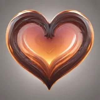 glow heart png