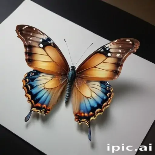 drawing butterfly