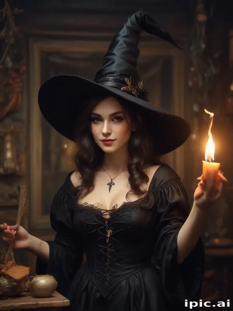 vintage witch images