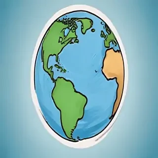 earth cartoon drawing