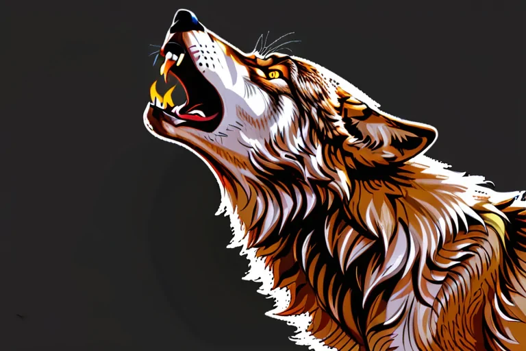 wolf howl png