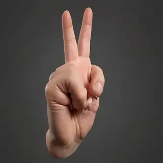 point finger png