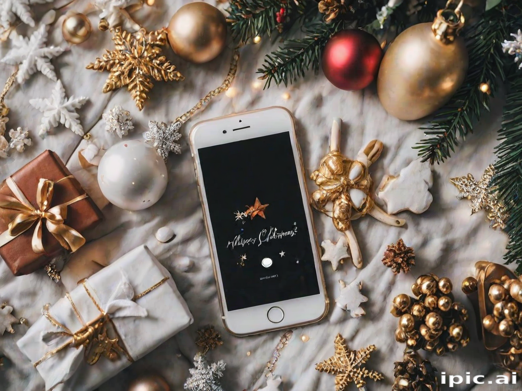 iphone christmas aesthetic wallpaper
