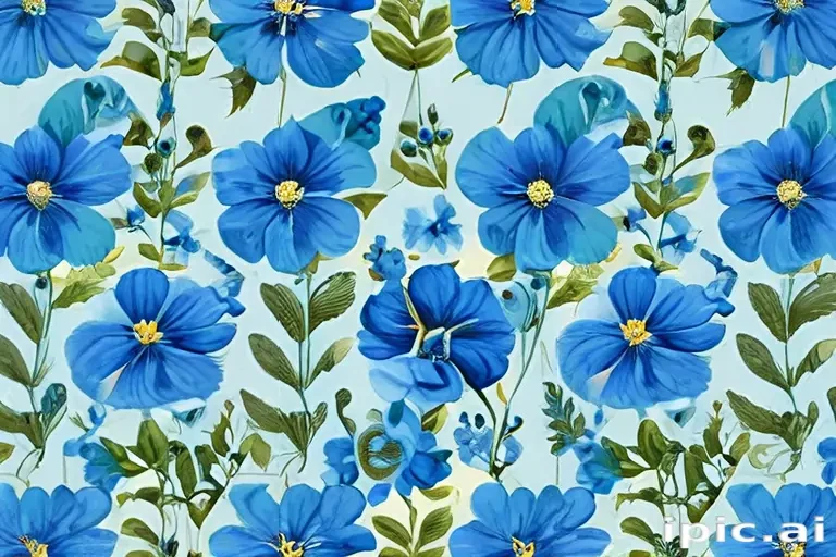background blue flower