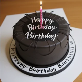 happy birthday calligraphy