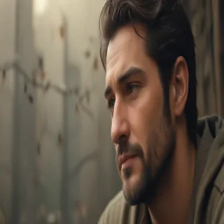 man in sad